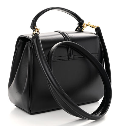 Celine Satinated Calfskin Mini 16 Top Handle Bag Black 3 of 10