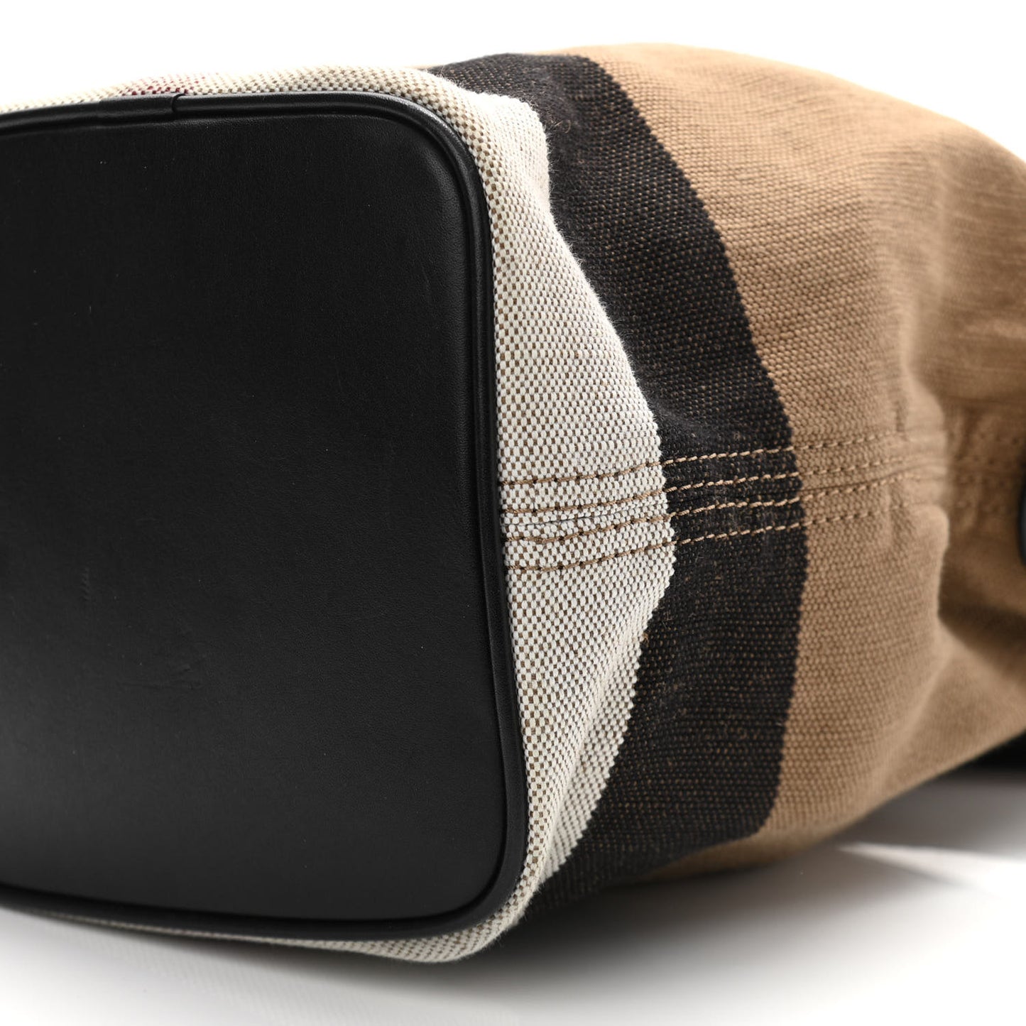 Canvas Mega Check Mini Ashby Tassel Crossbody Black