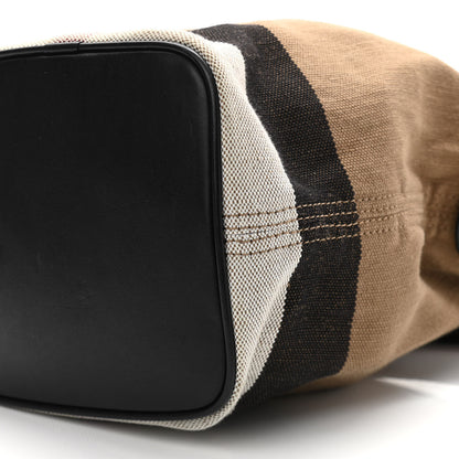 Burberry Canvas Mega Check Mini Ashby Tassel Crossbody Black 12 of 12