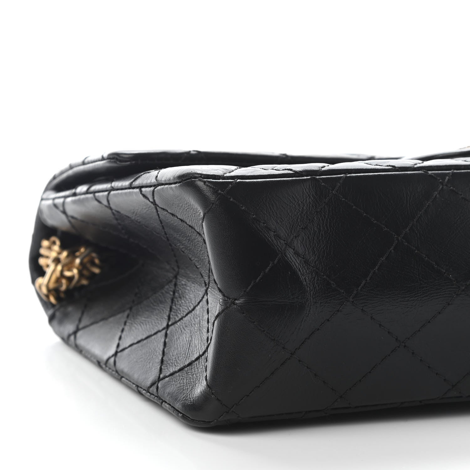 Chanel Aged Calfskin Quilted 2.55 Reissue 225 Flap Black 8 of 9