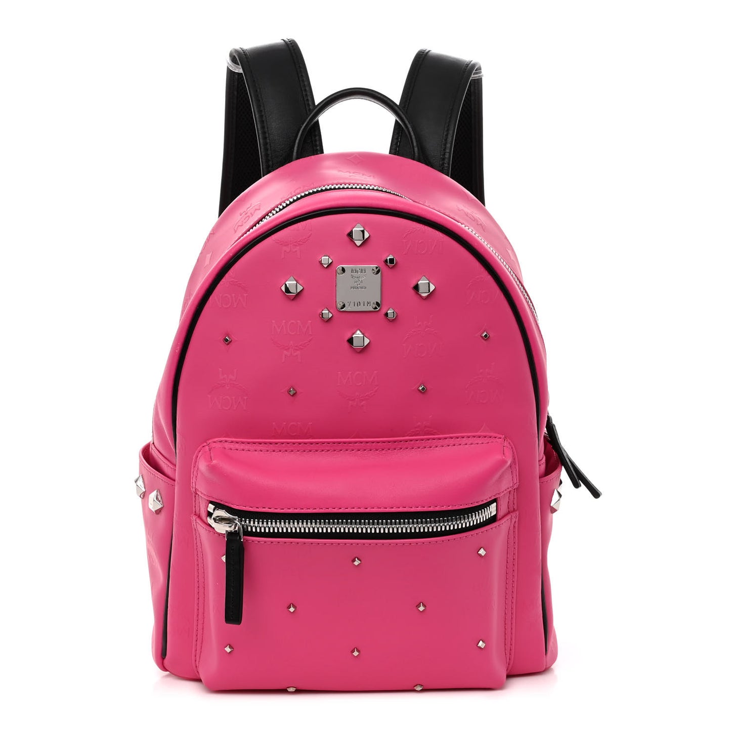 Odeon Studded Small Backpack Beetroot Pink