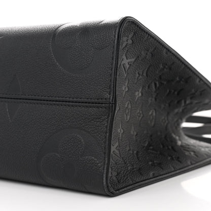 Louis Vuitton Empreinte Monogram Giant OnTheGo MM Black 9 of 9