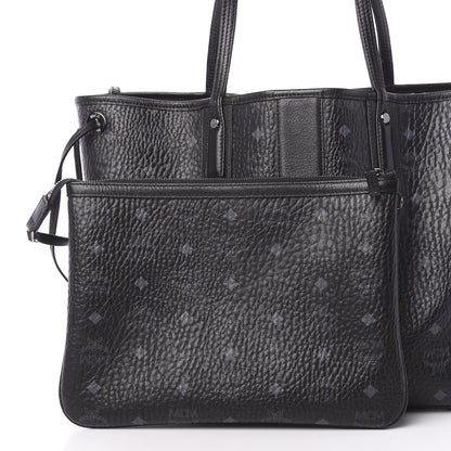MCM Visetos Medium Liz Reversible Shopper Tote Black 12 of 21