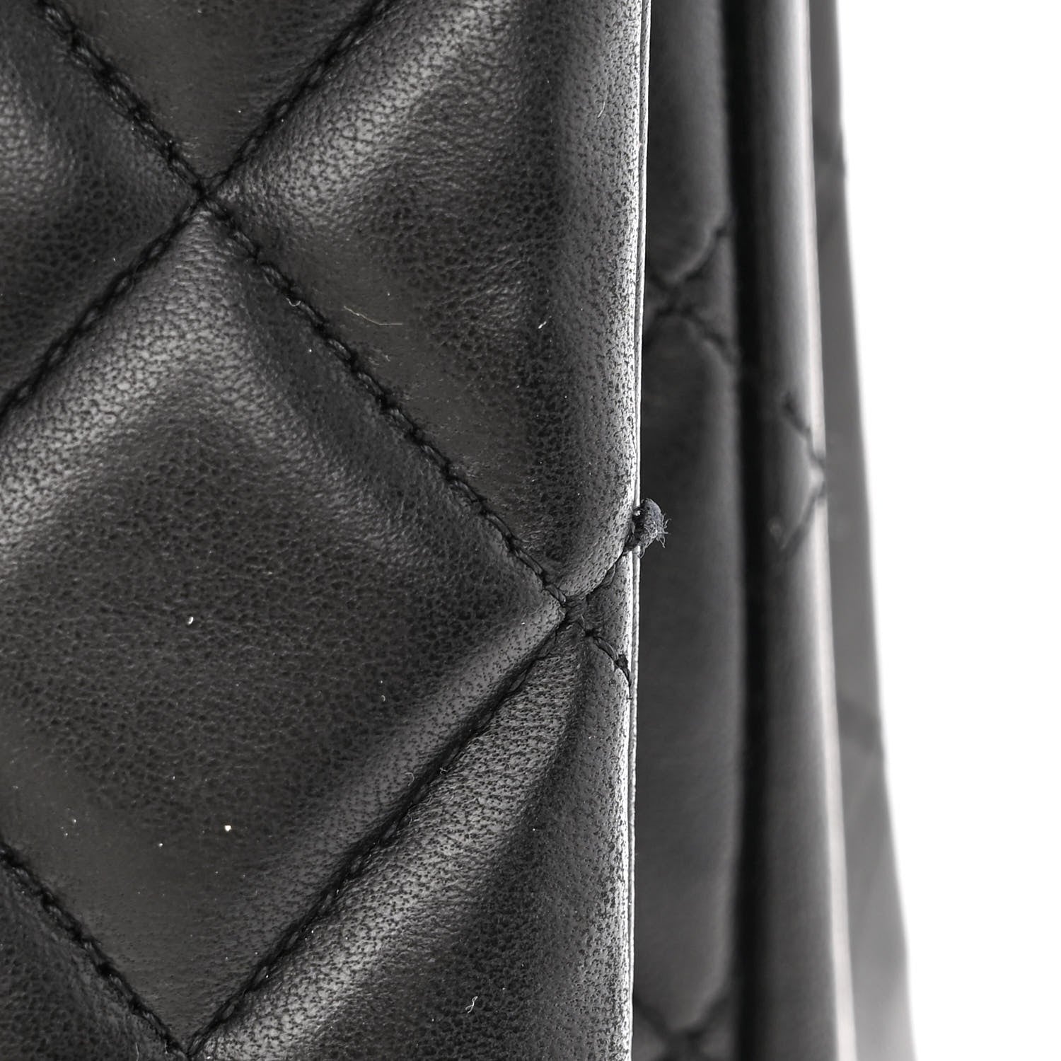 Chanel Lambskin Quilted Maxi Single Flap Black 11 of 13