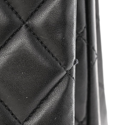 Chanel Lambskin Quilted Maxi Single Flap Black 11 of 13