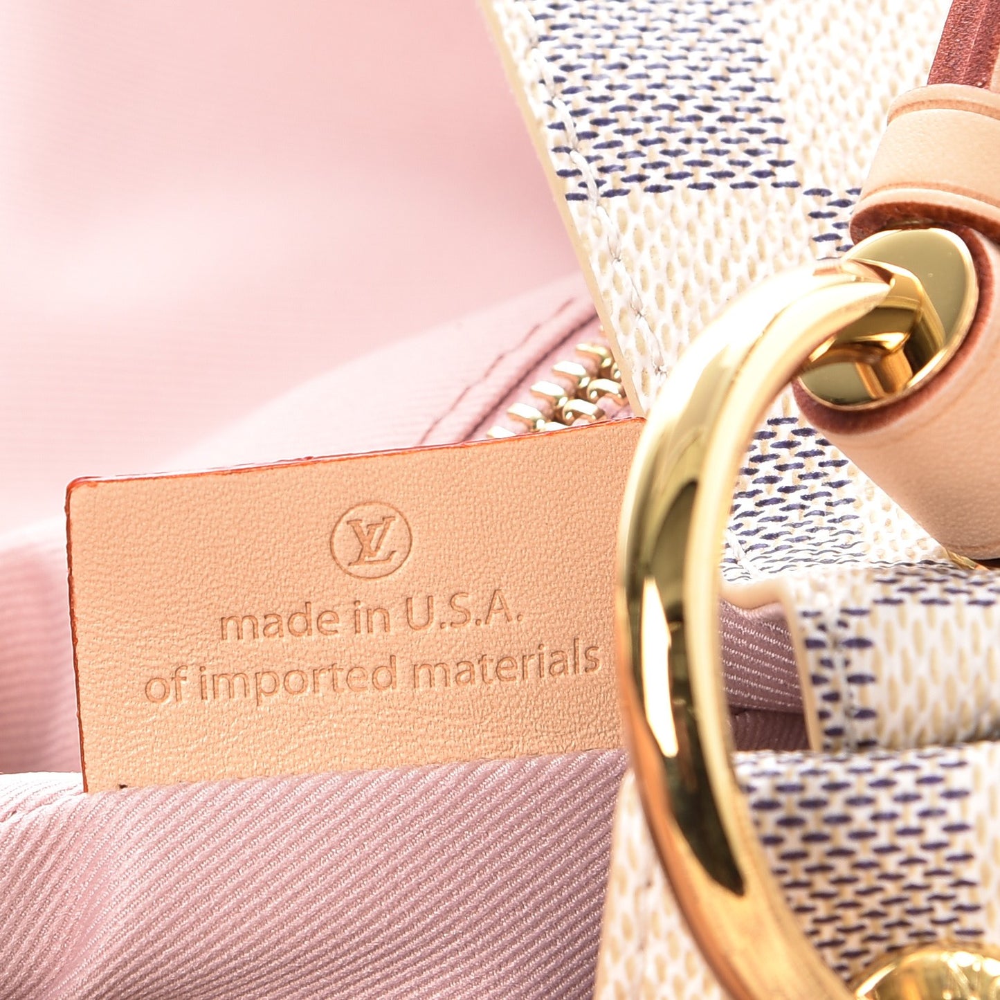 Damier Azur Graceful PM Rose Ballerine