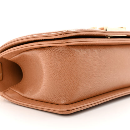 Chanel Caviar Quilted Small Boy Flap Brown 9 of 13
