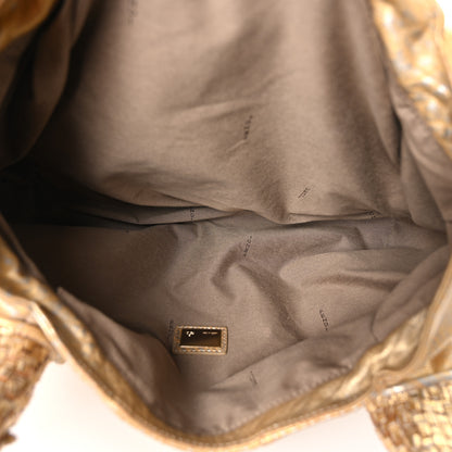 Fendi Nappa Nuvolata Bimetal Spy Oro Argento 5 of 9