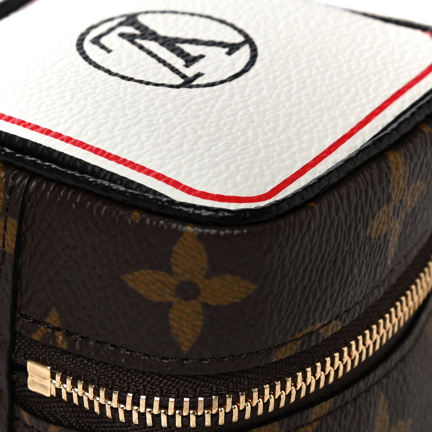 Monogram Game On Cube Coin Purse