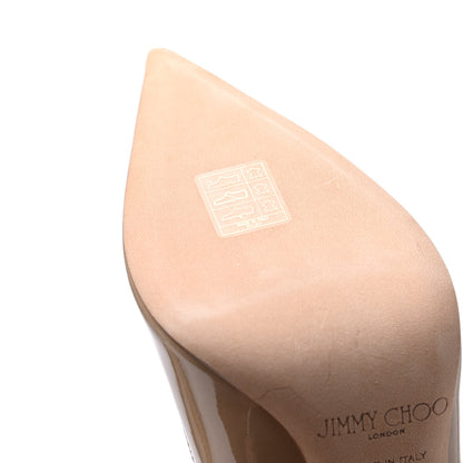 Jimmy Choo Patent Anouk 120 Pumps 36.5 Nude 8 of 11