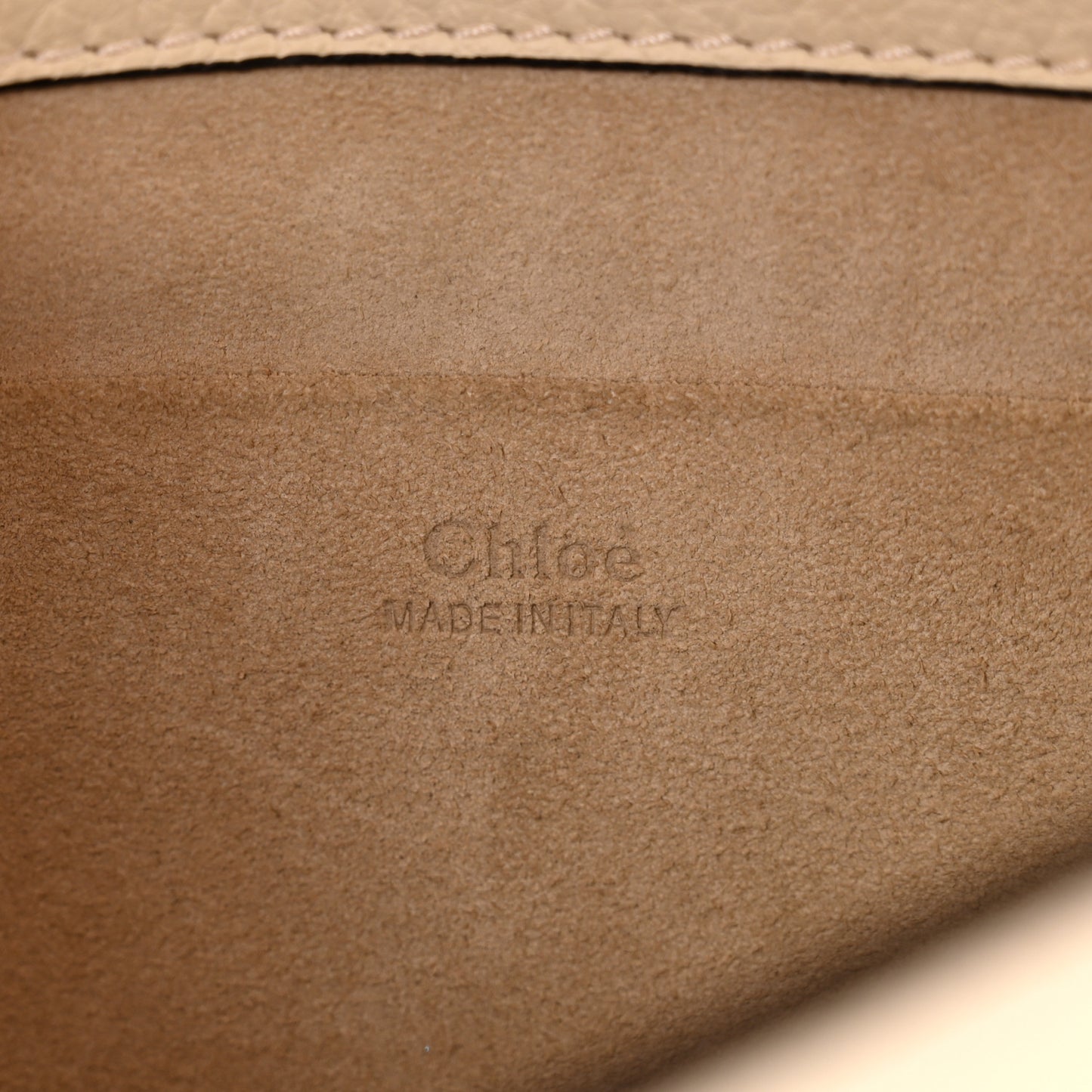 Calfskin Suede Medium Nile Bracelet Bag Off White