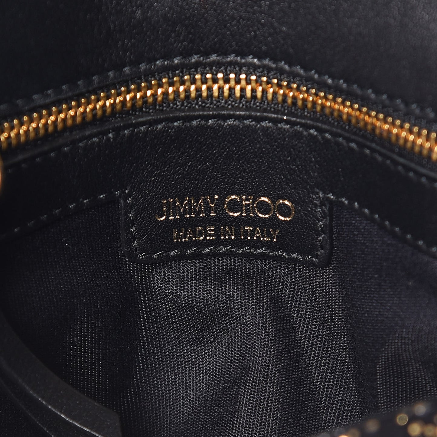 Glitter Mini Ruby Chain Crossbody Black