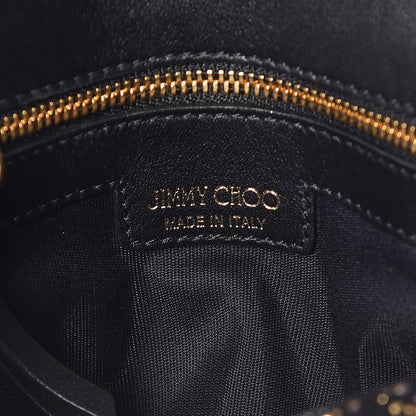 Jimmy Choo Glitter Mini Ruby Chain Crossbody Black 6 of 12