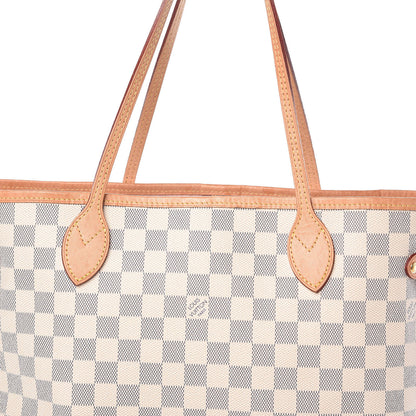 Louis Vuitton Damier Azur Neo Neverfull MM Rose Ballerine 19 of 24