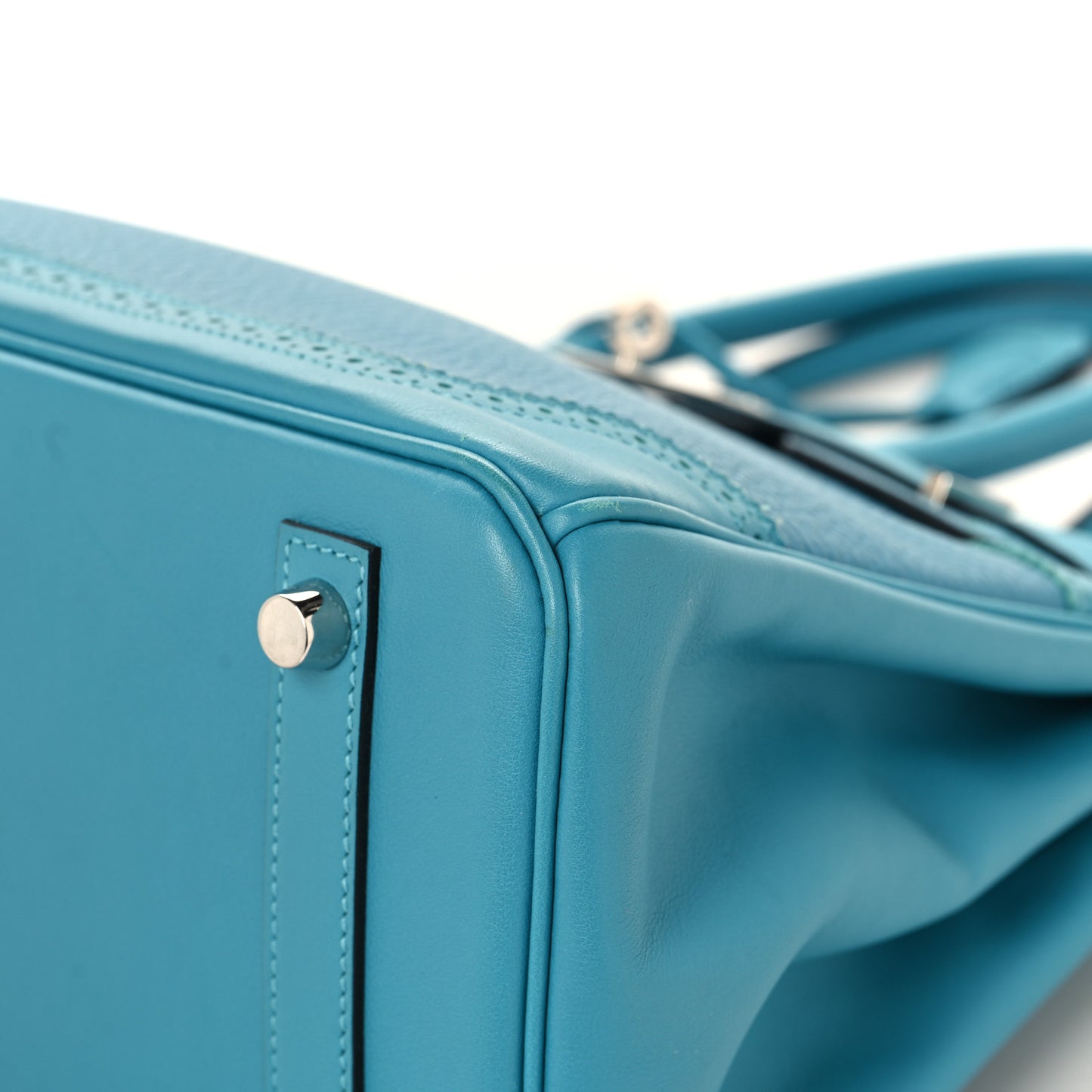Togo Swift Ghillies Birkin 30 Turquoise
