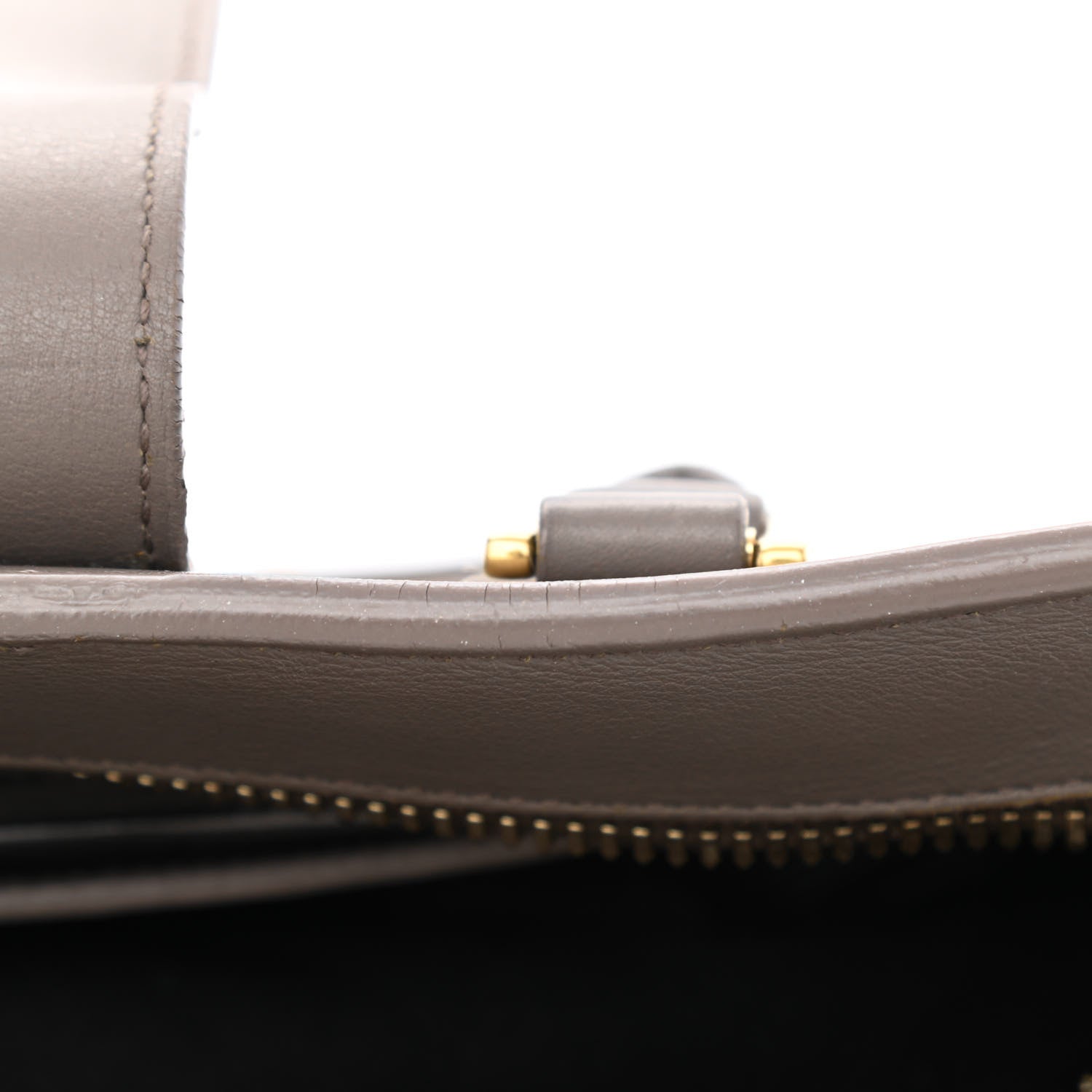Saint Laurent Calfskin Monogram Baby Cabas Fog 15 of 17