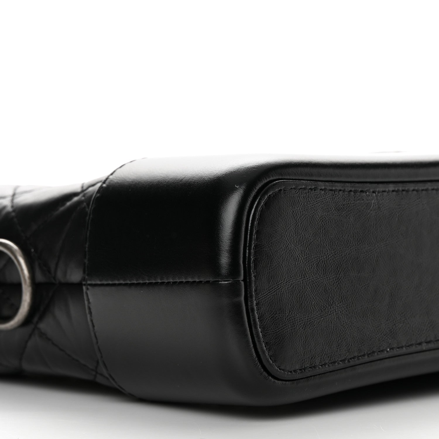 Chanel Aged Calfskin Quilted New Medium Gabrielle Hobo Black 9 of 11