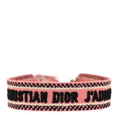 Christian Dior Woven Cotton J'Adior Friendship Bracelet Set 1 of 8