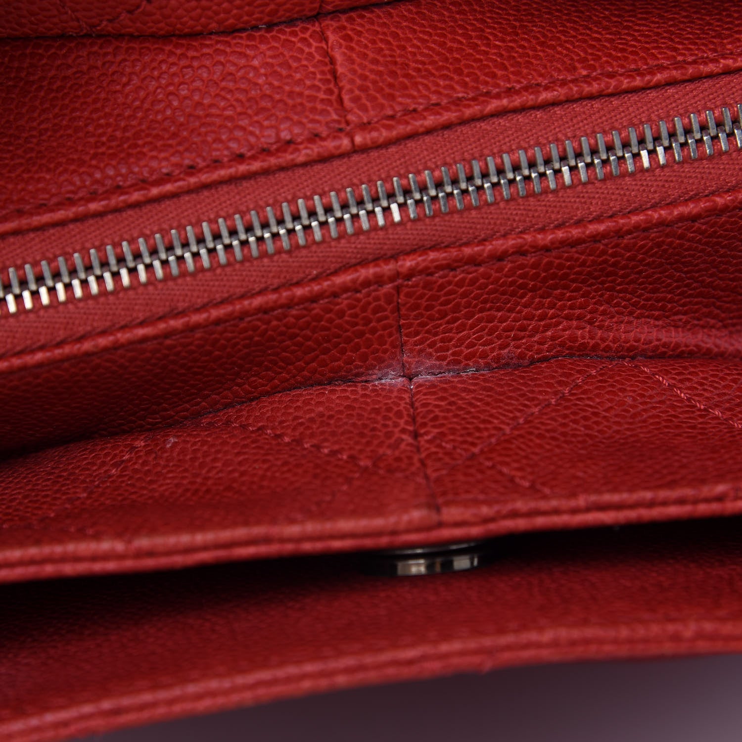 Chanel Caviar Quilted Simply CC Tote Red 13 of 13