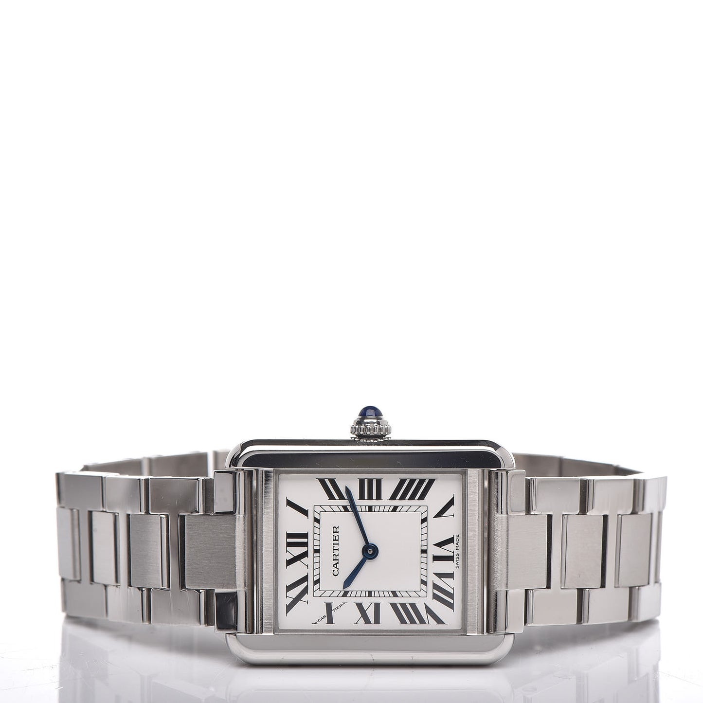 Stainless Steel 24mm Tank Solo Quartz Watch