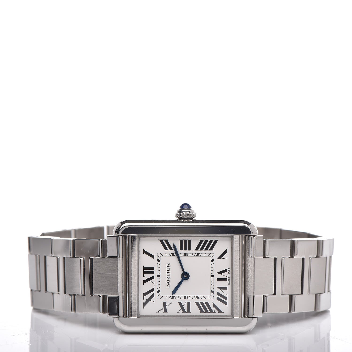 Cartier Stainless Steel 24mm Tank Solo Quartz Watch 3 of 7