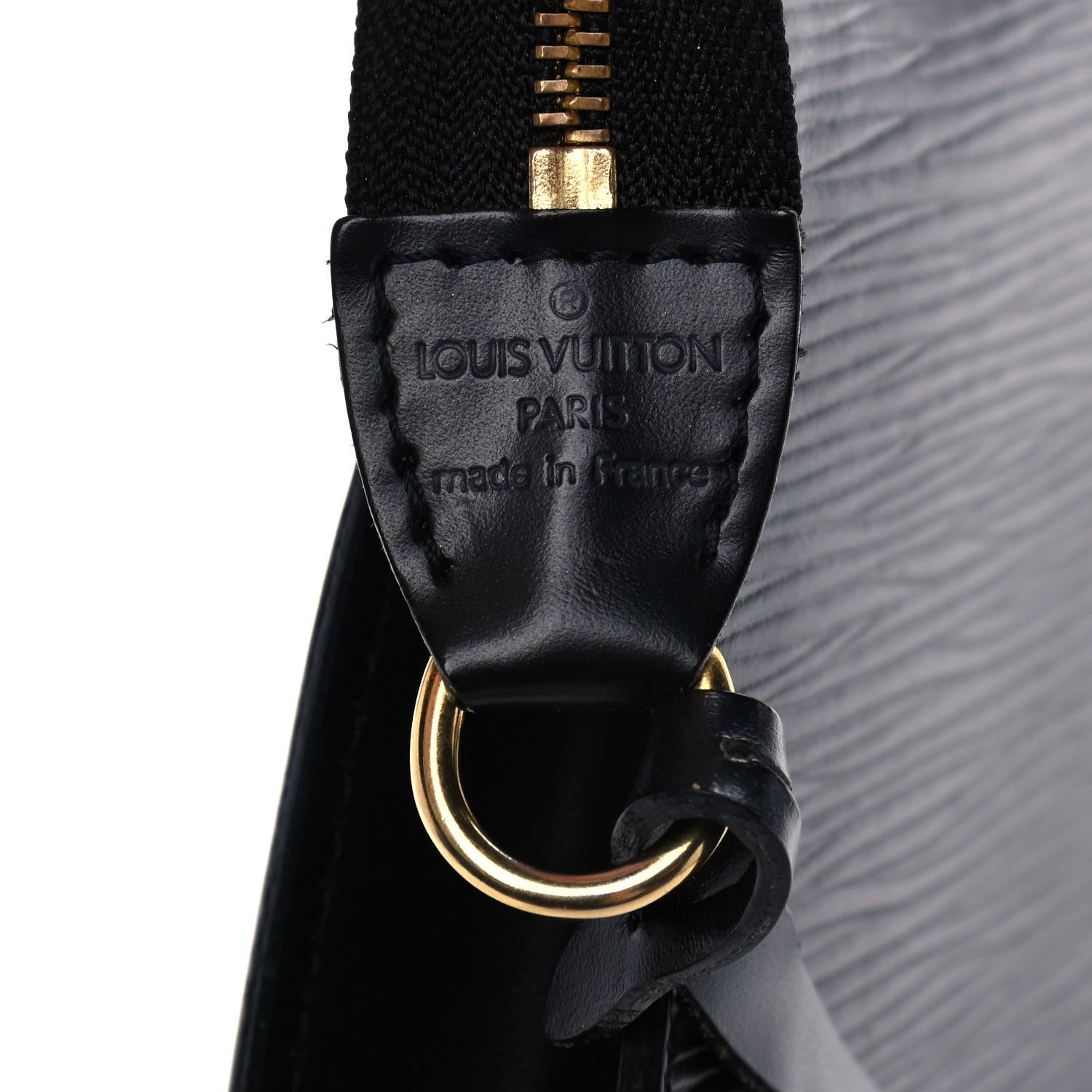 Louis Vuitton Epi Pochette Accessories 24 Black 6 of 9