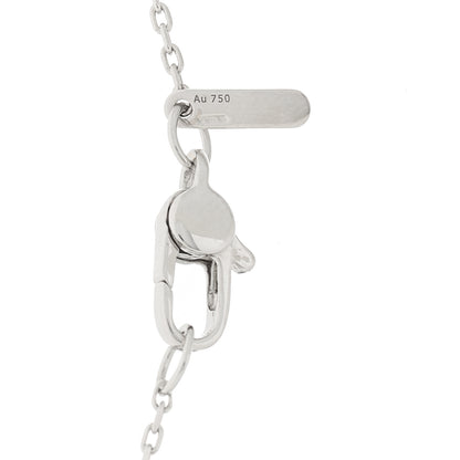 Gucci 18K White Gold Diamond 10mm Icon Twirl Pendant Necklace 5 of 7