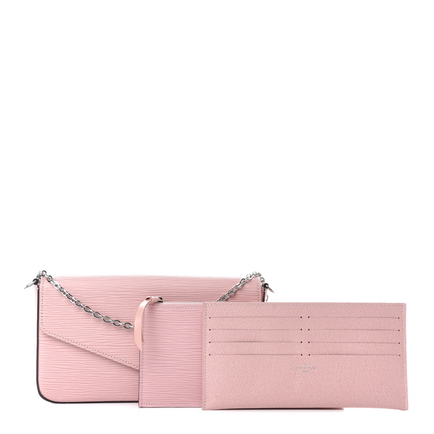 Louis Vuitton Epi Pochette Felicie Rose Ballerine 3 of 12