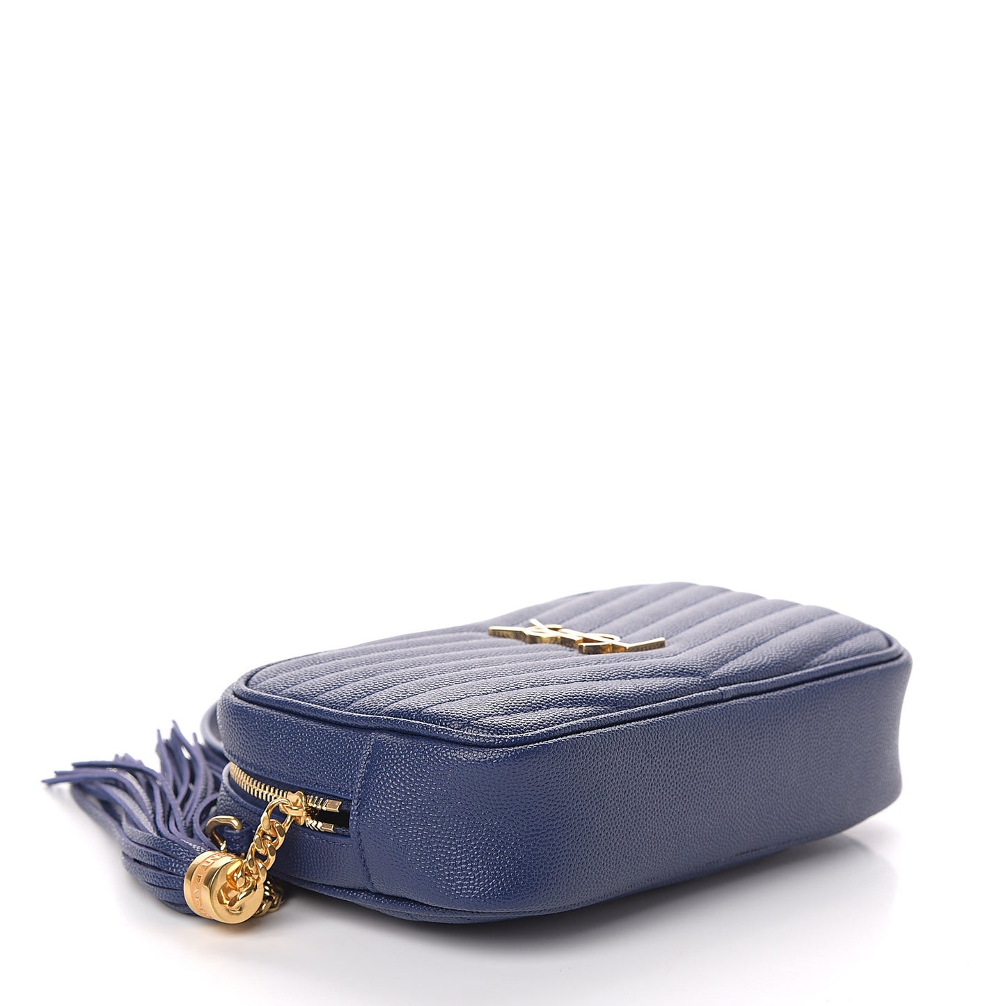 Grain De Poudre Matelasse Monogram Mini Lou Camera Bag Denim