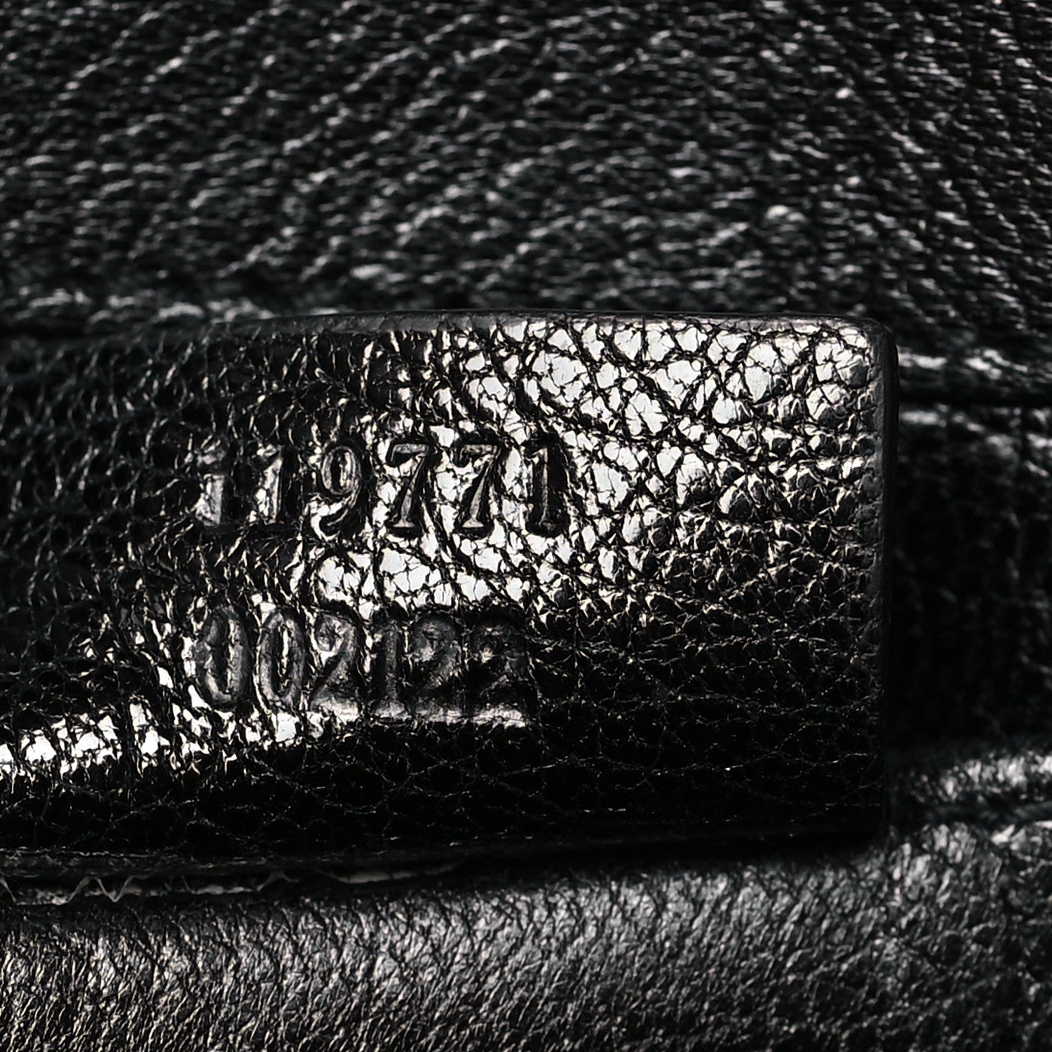 Gucci Goatskin Patent Horsebit Chain Clutch  Black 7 of 11