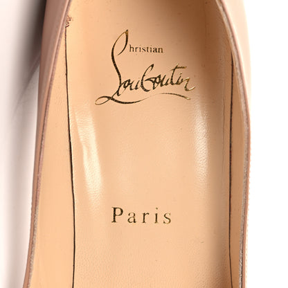 Christian Louboutin Patent Pigalle Follies 100 Pumps 40.5 Nude 7 of 10