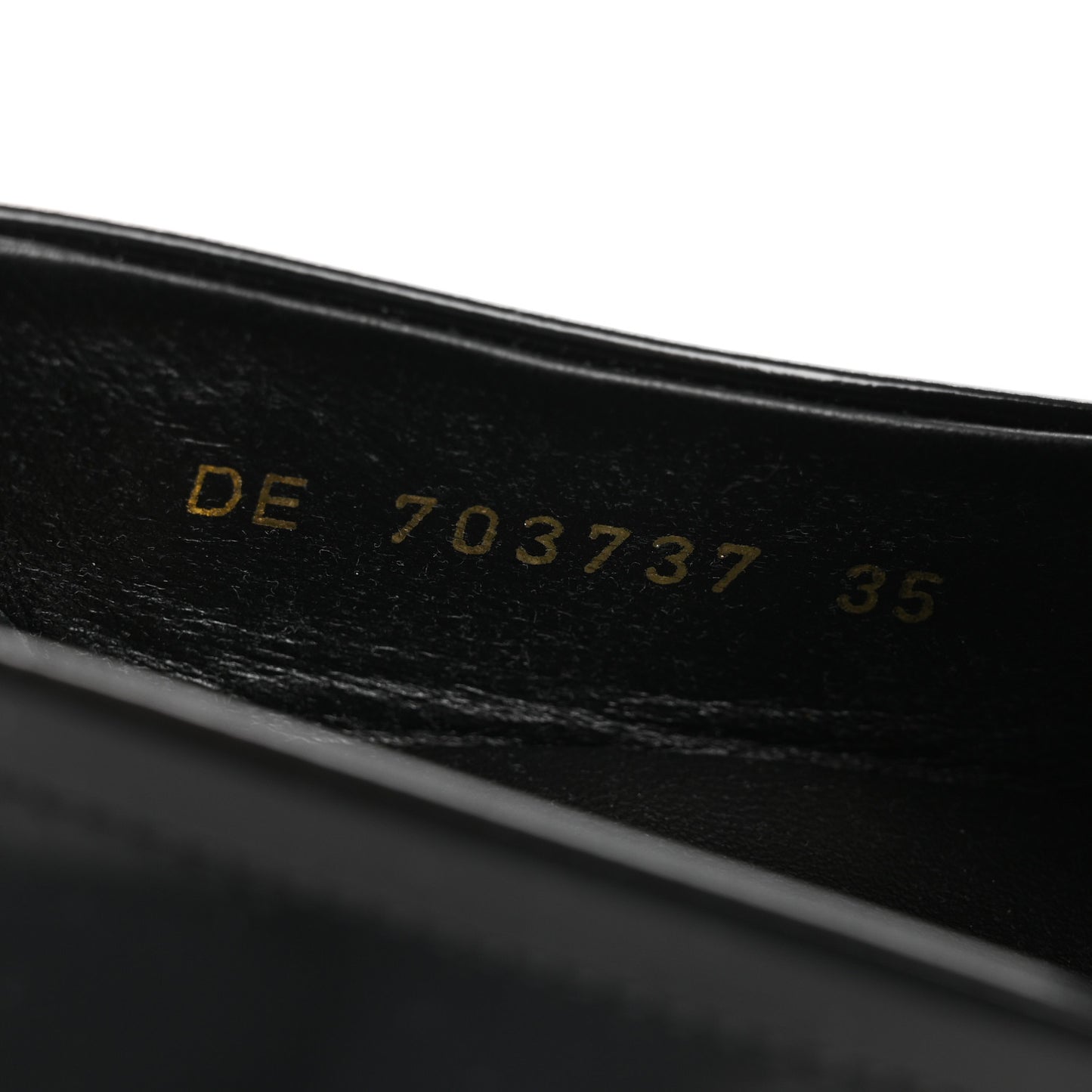 Calfskin Penny Loafers 35 Black