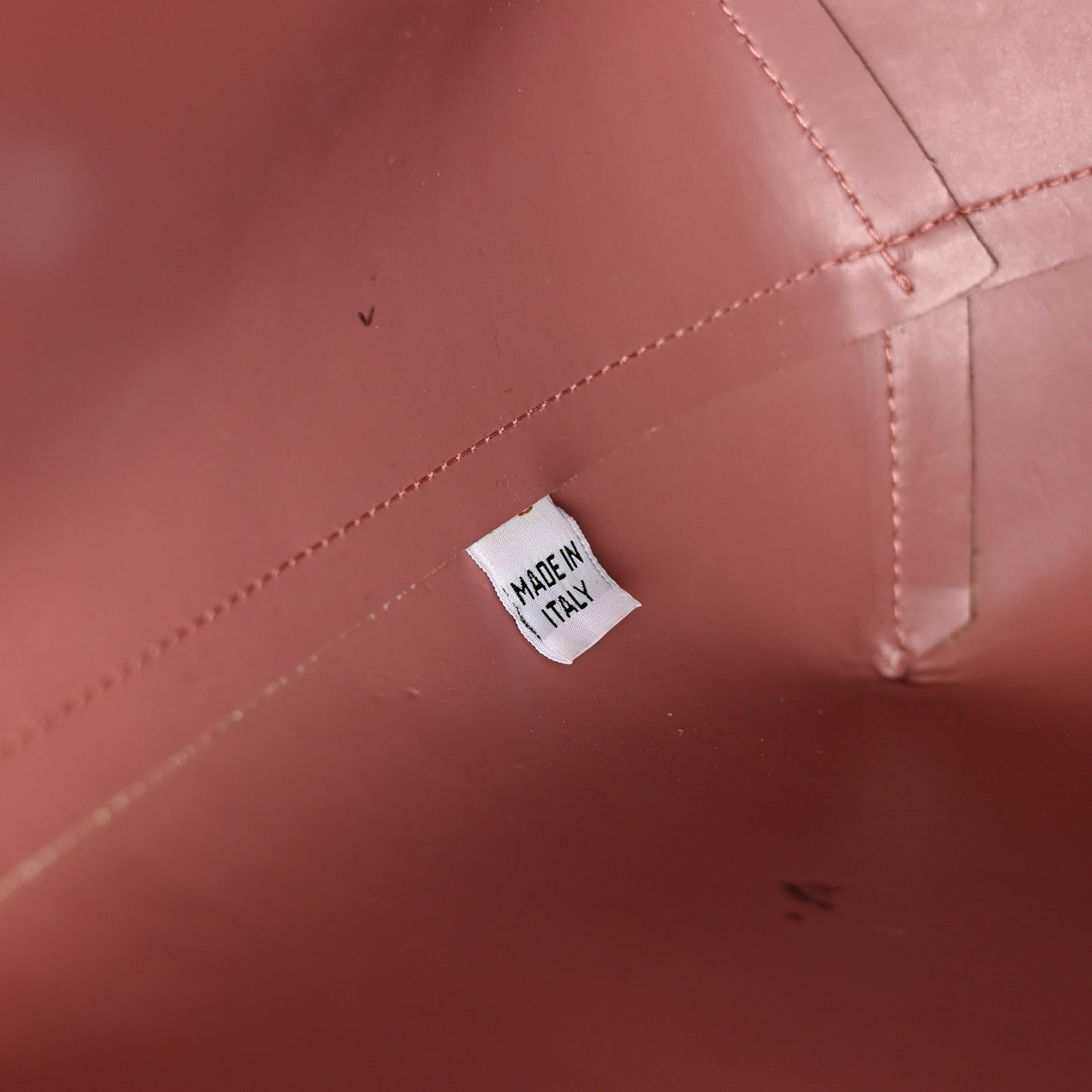 Patent Calfskin Mini Mini Bucket Blush