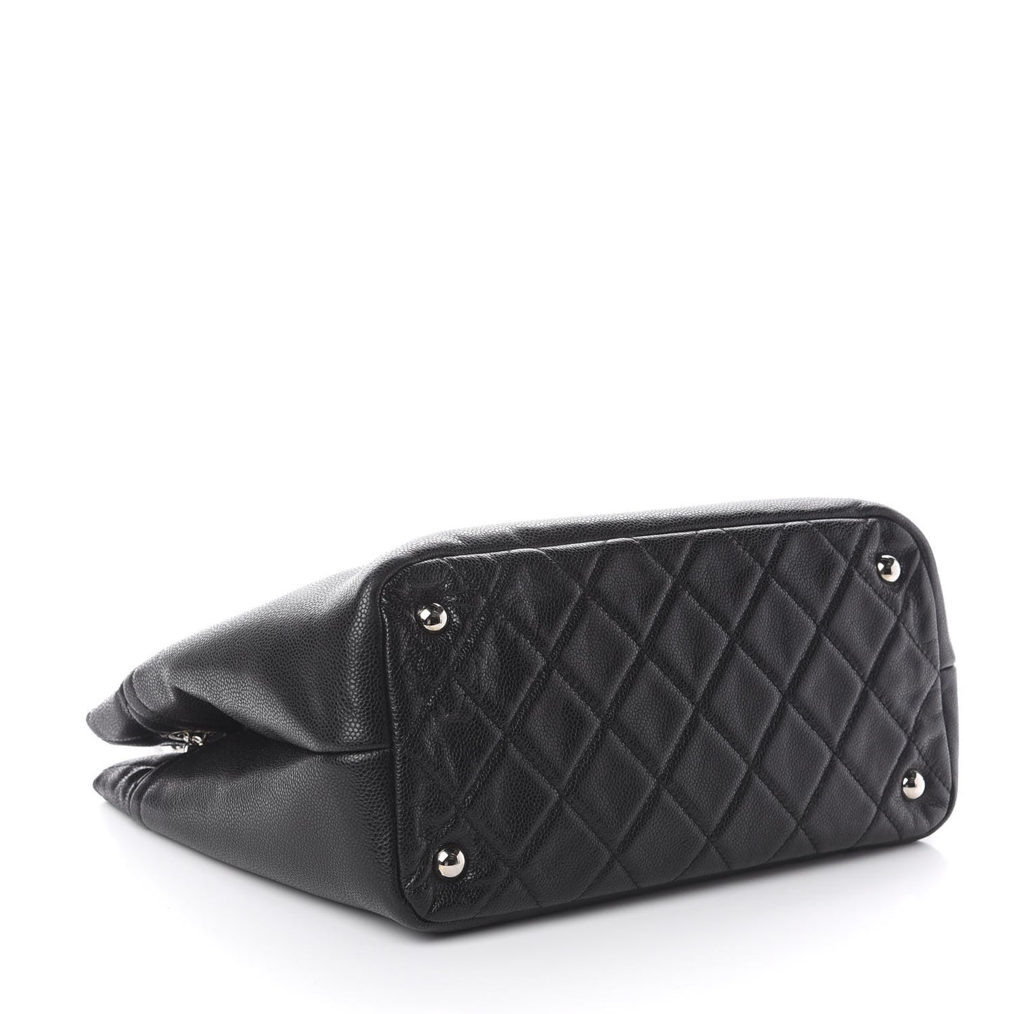 Caviar Quilted CC Timeless Soft Tote Black