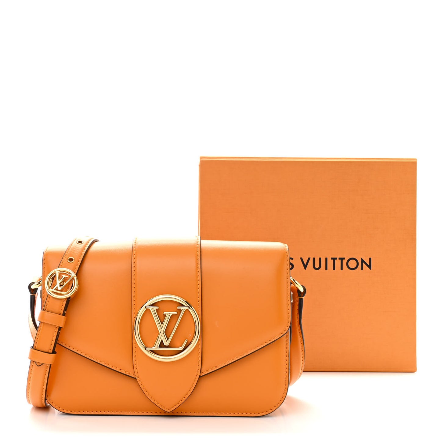 Smooth Calfskin LV Pont 9 Summer Gold