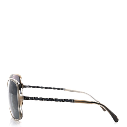 Chanel Lambskin Square Chain Sunglasses 5210-Q Grey 3 of 8