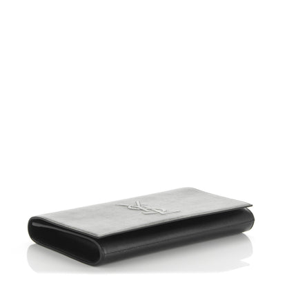 Saint Laurent Calfskin Monogram Large Belle De Jour Clutch Black 4 of 7
