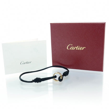 Cartier 18k Pink Yellow White Gold Trinity Adjustable Cord Bracelet 3 of 4