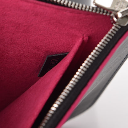 Louis Vuitton Epi Neverfull MM Black Hot Pink 9 of 12