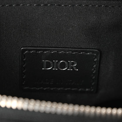Christian Dior Tweed Saddle Bag Black Silver 6 of 10