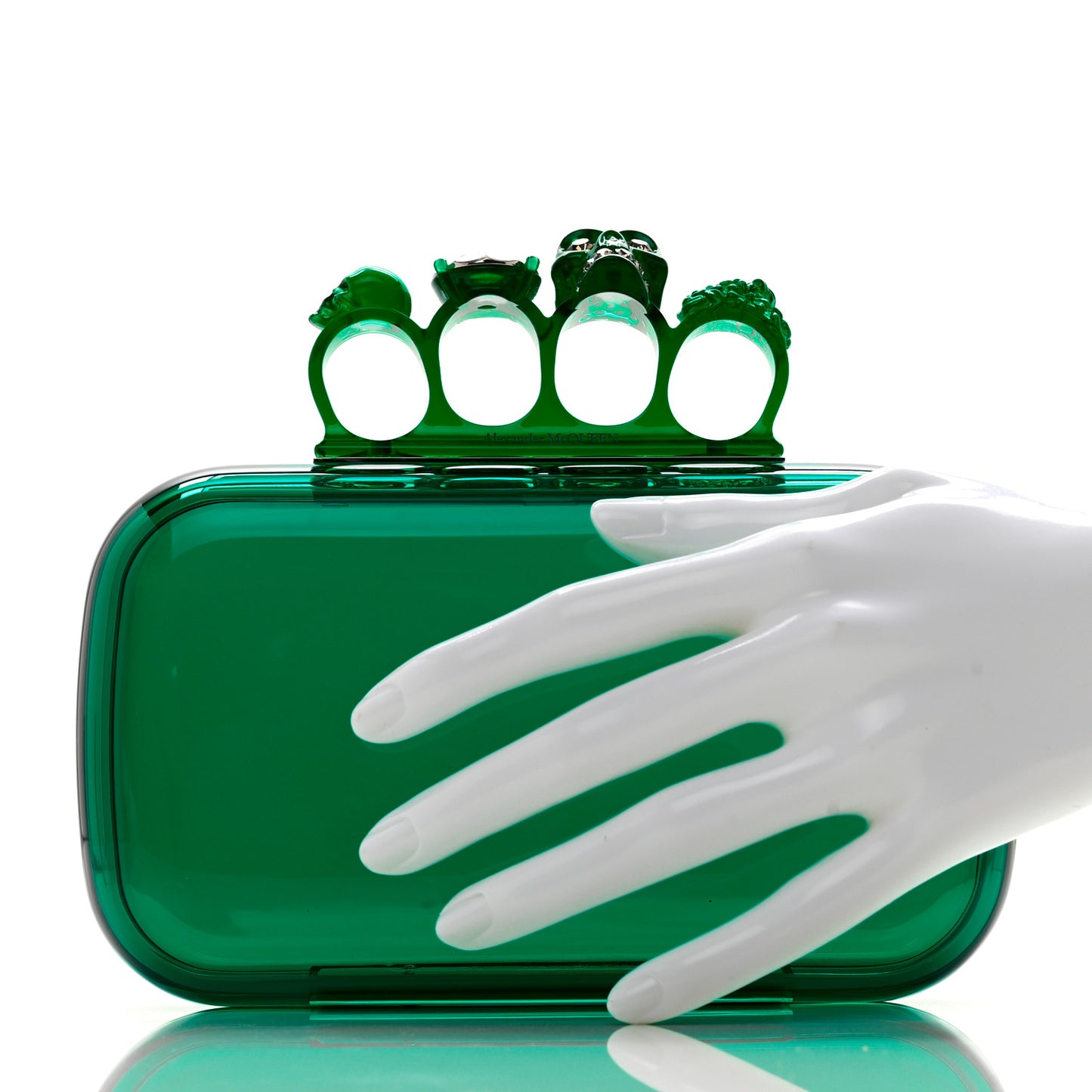 Resin Knuckle Clutch Green