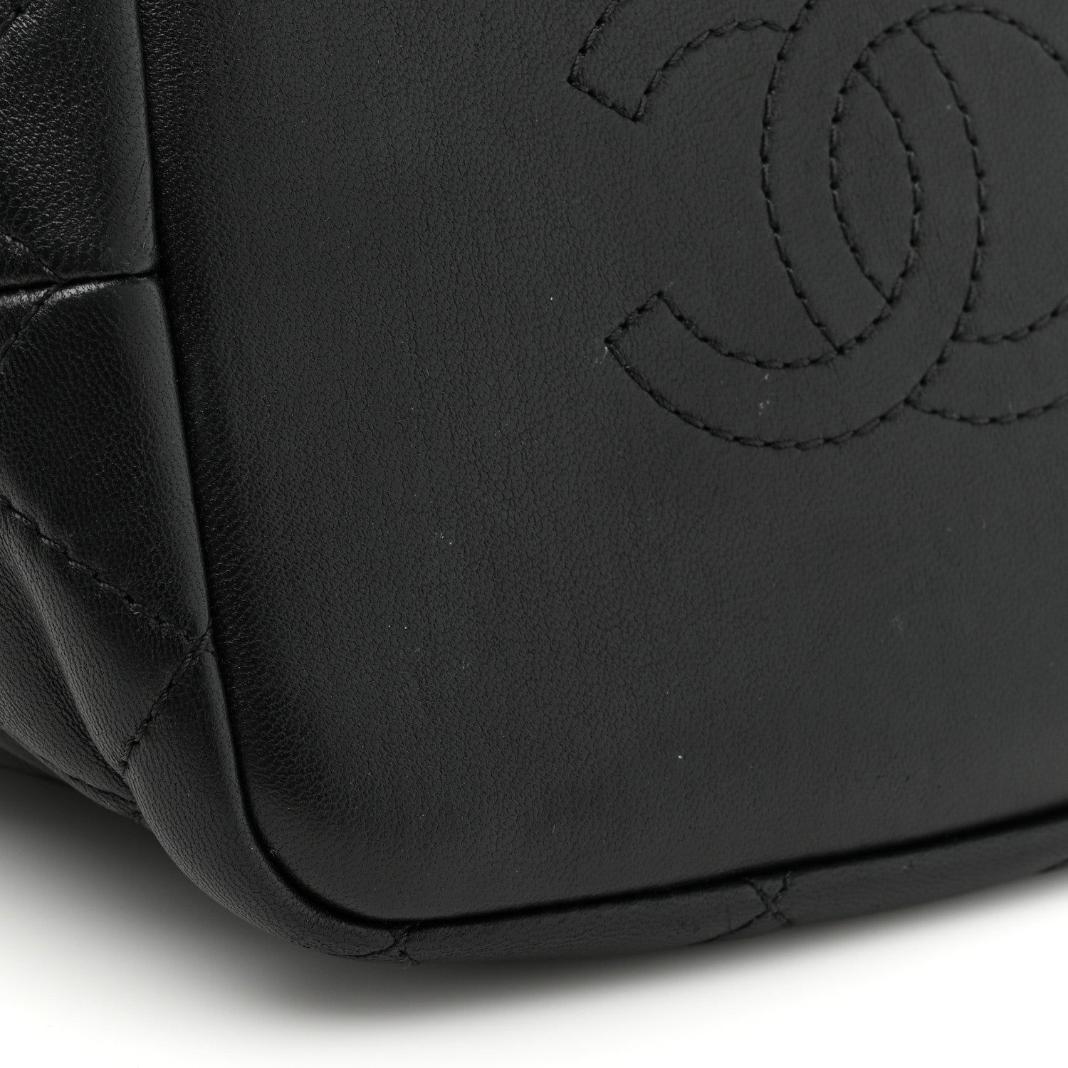 Chanel Lambskin Quilted Small Perfect Meeting Hobo Black 13 of 13