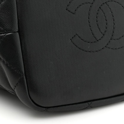 Chanel Lambskin Quilted Small Perfect Meeting Hobo Black 13 of 13