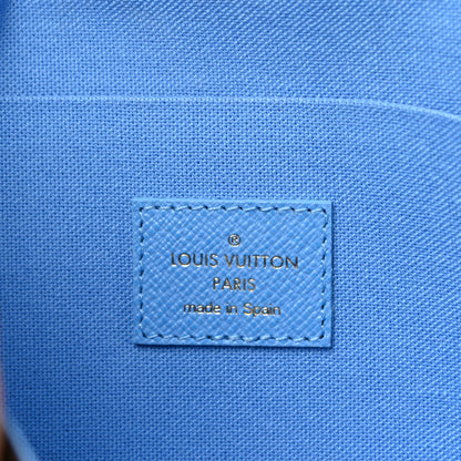 Louis Vuitton Monogram 2021 Christmas Animation China Wall Pochette Felicie Chain Wallet Myosotis Blue 7 of 10