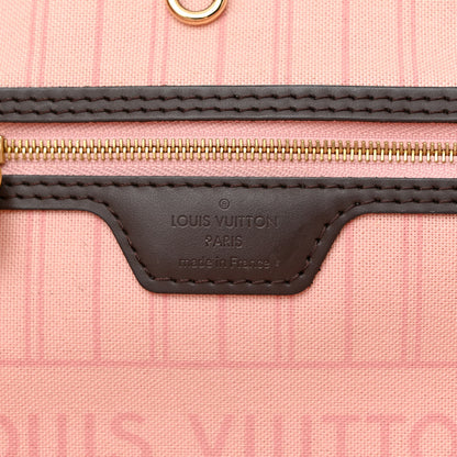 Louis Vuitton Damier Ebene Neo Neverfull MM Rose Ballerine 6 of 10