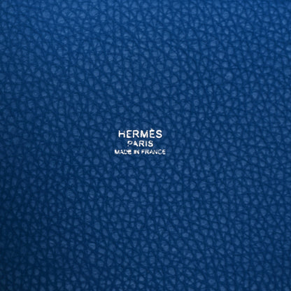 Hermes Taurillon Clemence Picotin Lock 18 PM Mykonos 6 of 8