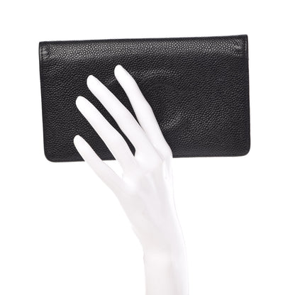 Chanel Caviar Timeless CC Yen Wallet Black 2 of 9