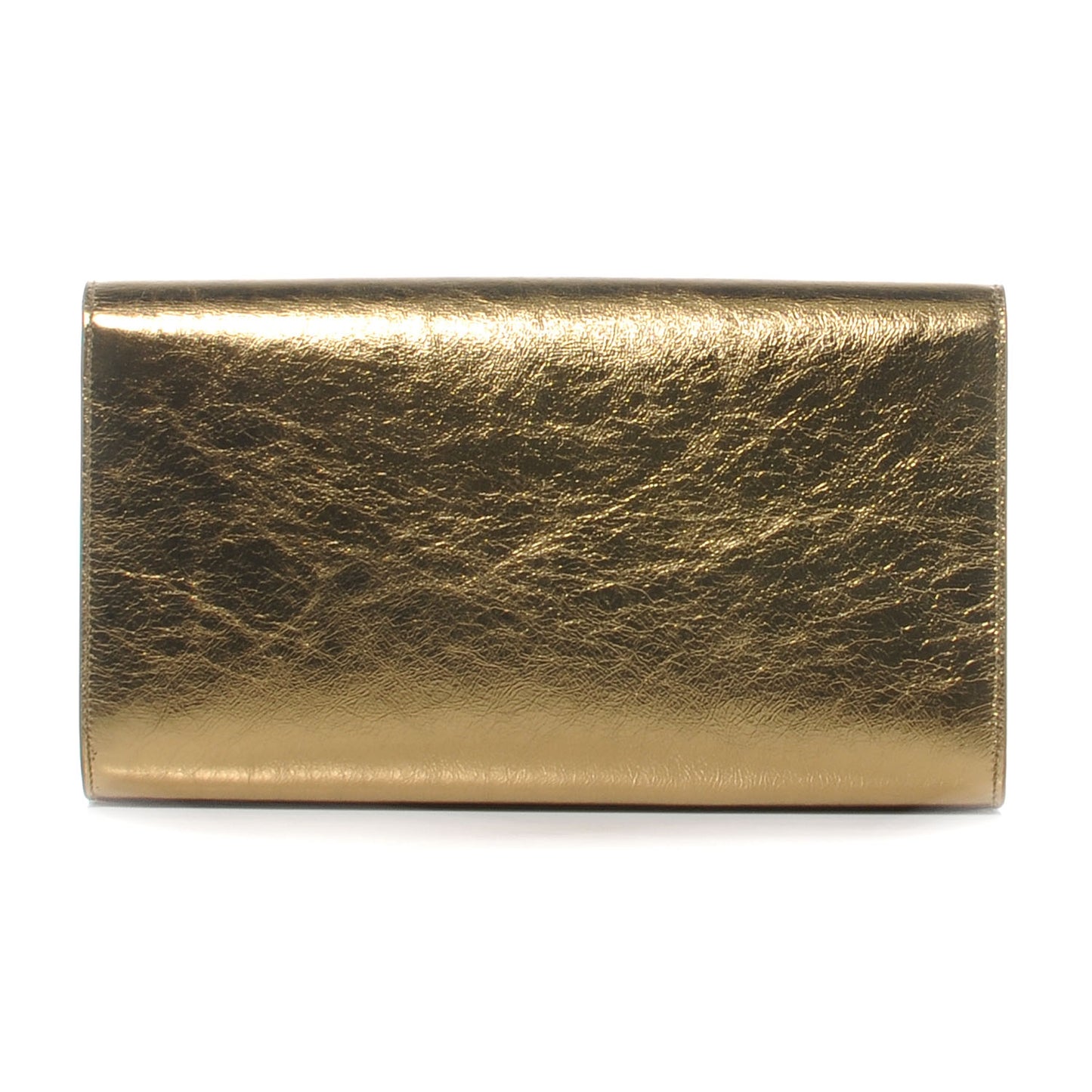Metallic Belle de Jour Clutch Gold