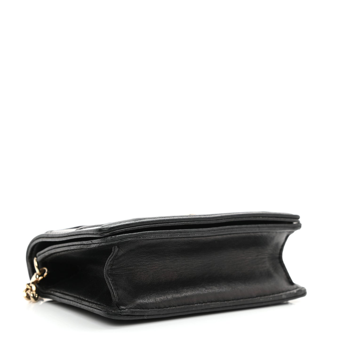 Lambskin Baby Diorama Flap Bag Black