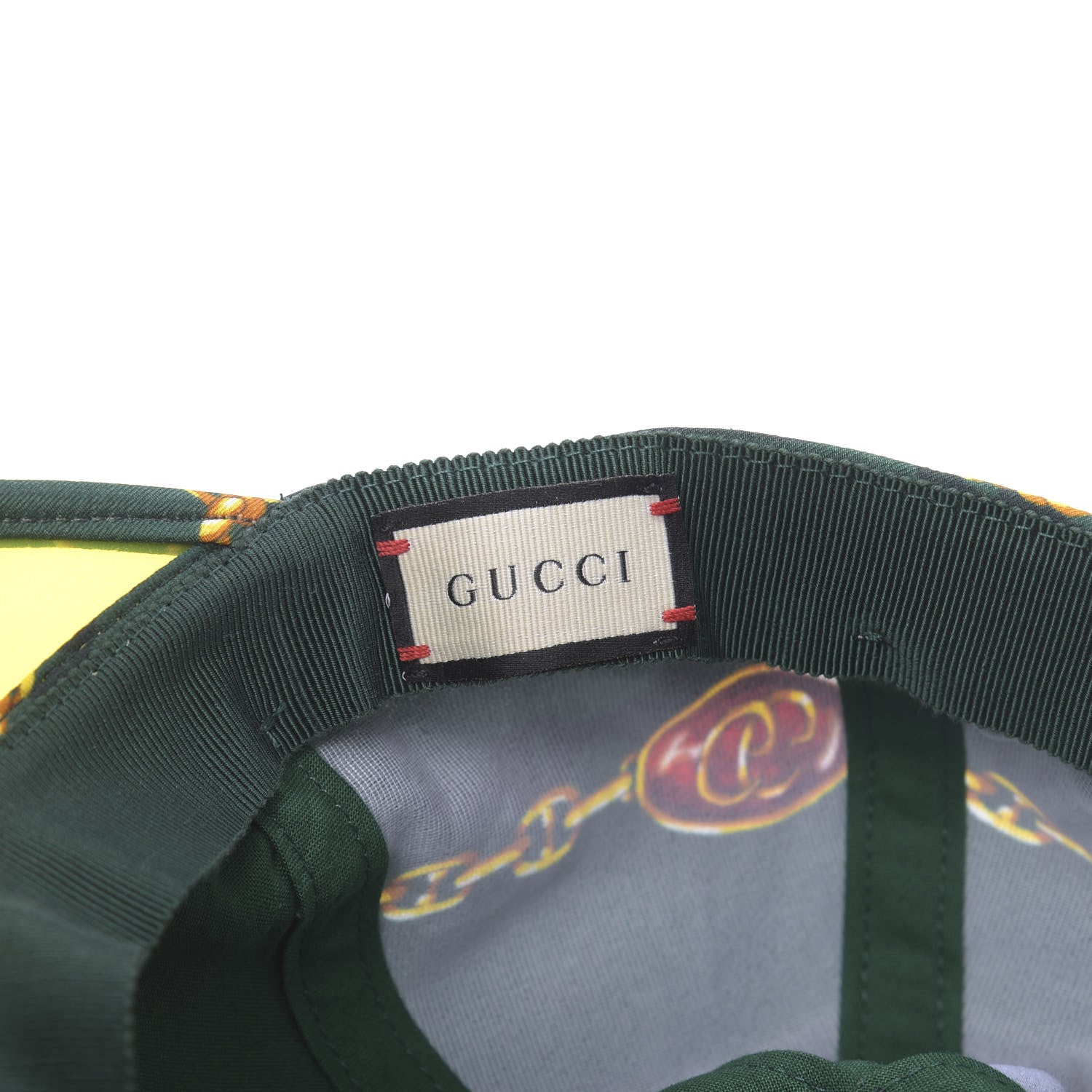 Gucci Silk Baseball Hat 59 Green Multicolor 7 of 8